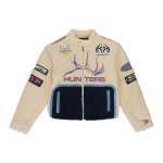 SP5DER SHERPA MOTO CREAM FIELD JACKET Cream SP5_SMOTOJKT