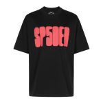 Focused Logo Tee Black Black SP5der04