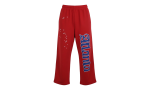 Atlanta Logo Open Leg Sweatpants Red / Blue SP5der319