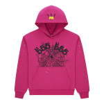 Angel Number Hoodie Pink SP5der307