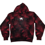 PLAID SPLATT HOODIE Black SP5der299