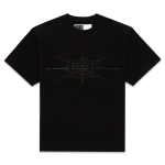 Rhinestone Silk SS Tee Black SP5der225