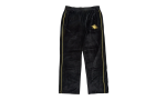 Outline Logo Velour Track Pants Black / Yellow SP5der323