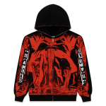 JP5 Moto Hoodie Black / Red SP5der224