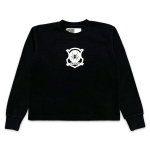 Waffle Knit Top Black SP5der261