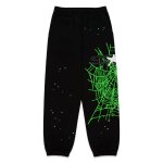 Heavy Web Sweatpants Black / Green SP5der217