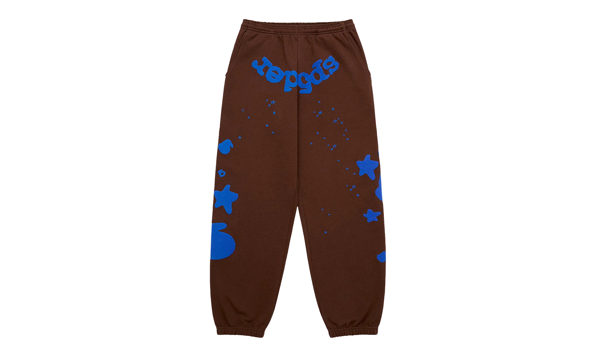 kus3alvvam0czfivl15fdo6wvy9i.png Beluga V2 Sweatpants Brown / Blue SP5der210 - Image 1