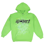 Rhinestone Punk V2 Hoodie Slime Green SP5der369