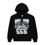 SP555 ZIP HOODIE Black SP5der300