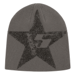 Star Rhinestone Skully Slate Grey SP5der313