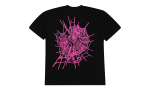 Web Logo Short Sleeve T-Shirt Black Pink SP5der339 - Image 2