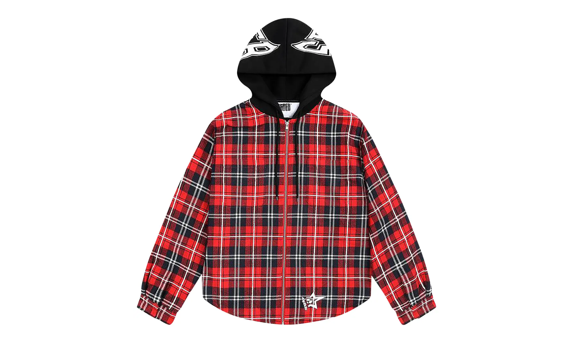 t2xskndnwnnz0xt7ge05hbfdl4xt.png Hooded Zip Flannel Shirt Jacket Red Plaid SP5der227 - Image 1