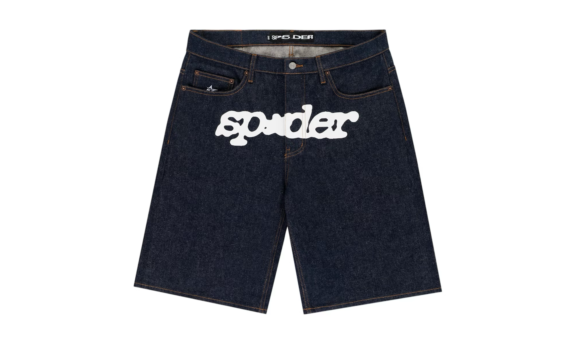 vugy1woimiirmwaj9bm8slza37vg.png V3 Logo Denim Short Indigo SP5der258 - Image 1