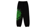 Heavy Web Sweatpants Black / Green SP5der217 - Image 2