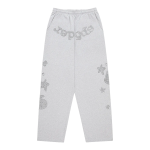 Rhinestone Beluga V2 Wide Leg Sweatpants Heather Grey SP5der310