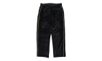 Outline Logo Velour Track Pants Black / Yellow SP5der323 - Image 2